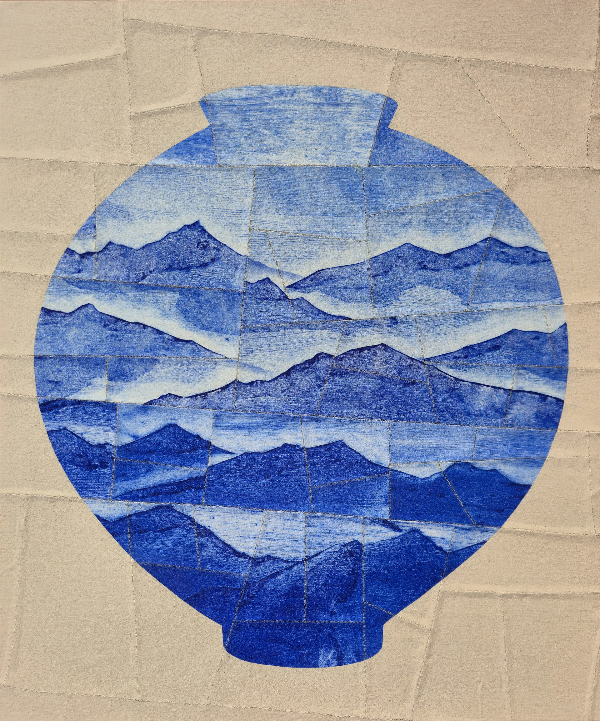 comfort-위로, 72.7×60.6cm, Mixed media, 2025