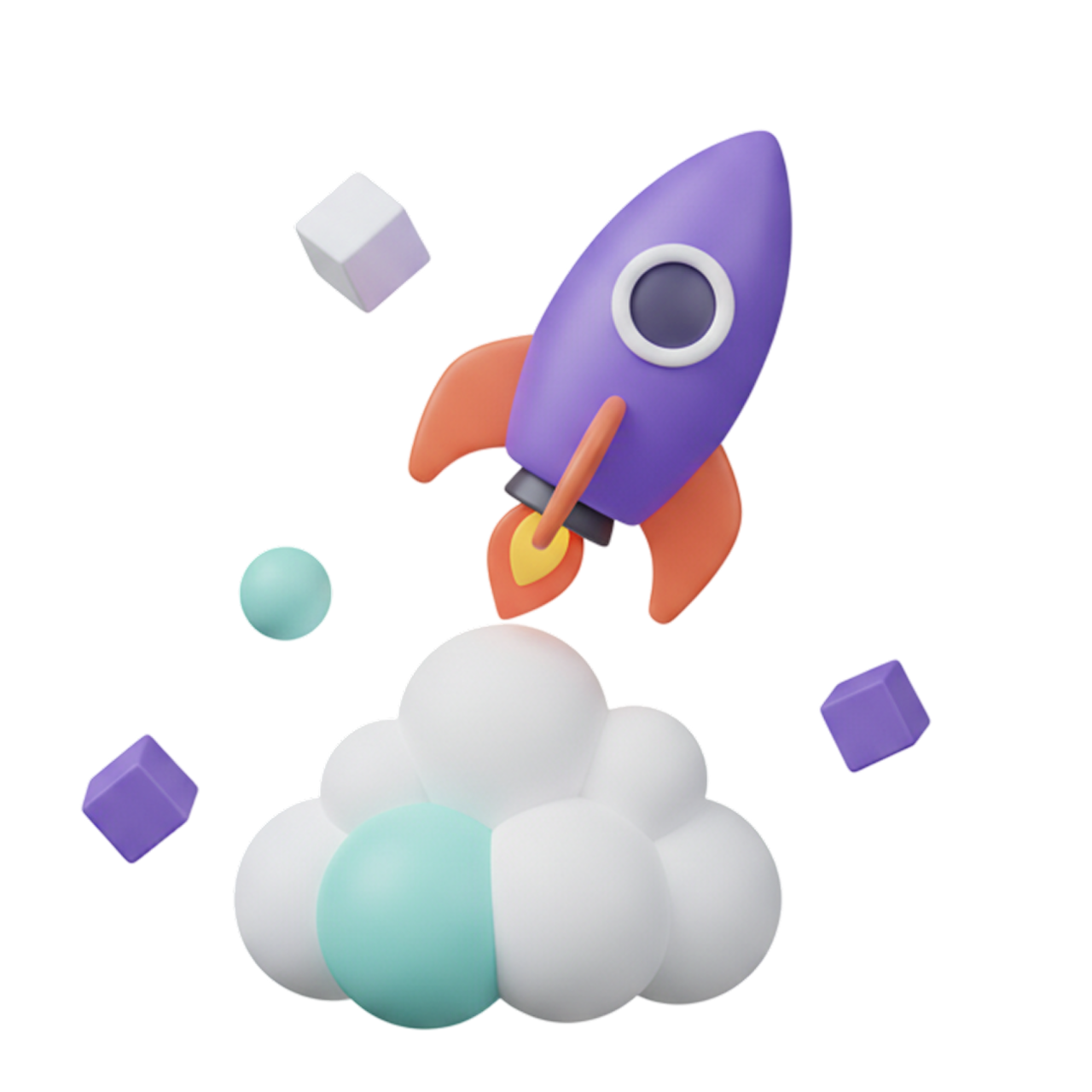 탑테크 취업을 향한 1등급 UX를 나타내는 로켓 아이콘