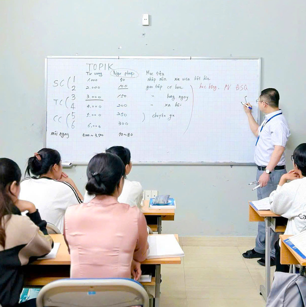 효기국제결혼의 현지 교육장면