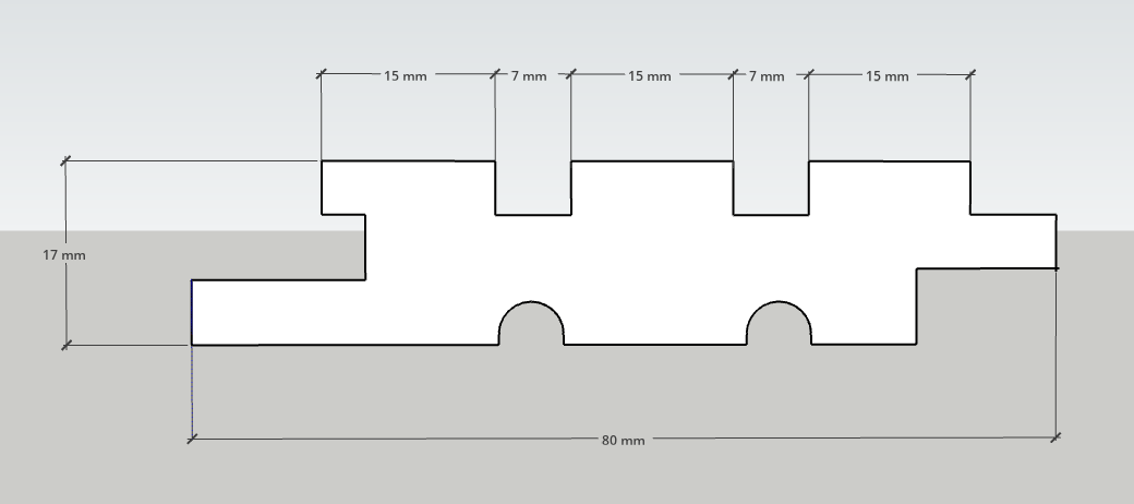 [ 블록 루바 | 타입 1_도면 ]
