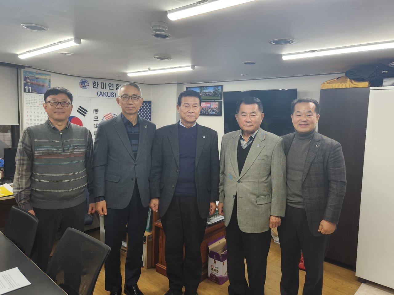 주한미군전우회 윤의철 회장, 한미연합회(AKUS) 임원진과 상호협력 논의 (11.10)