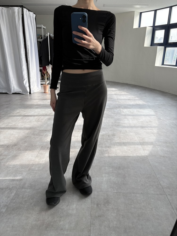 플리스 부츠컷 PT : 오유알(OUR)