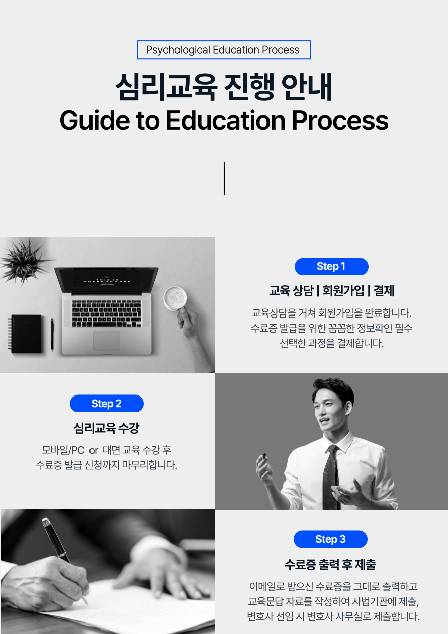 음주운전 재범방지 심리교육 과정