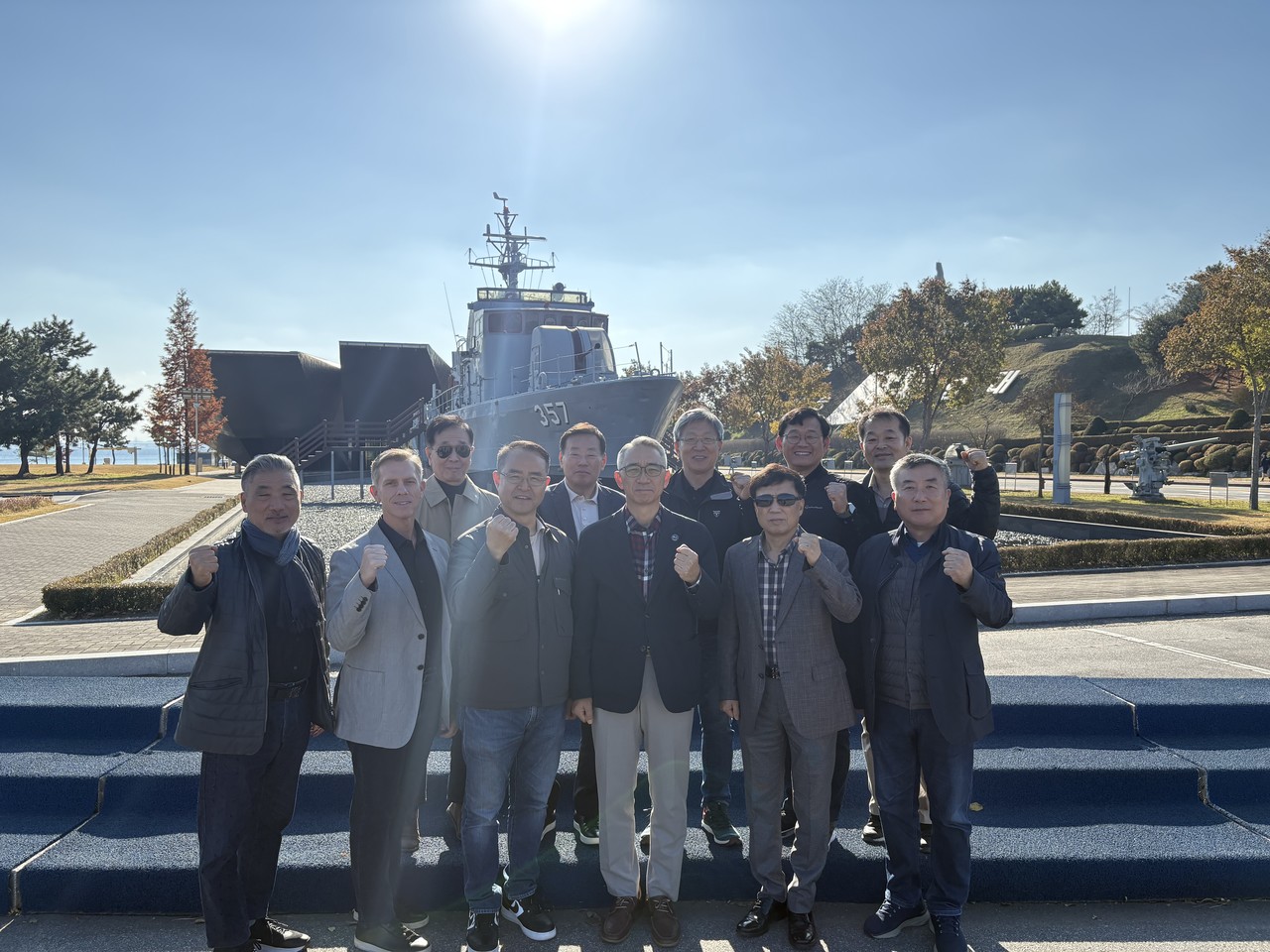 주한미군전우회/카투사연합회 임원진, 서해수호관 방문 (11.14)