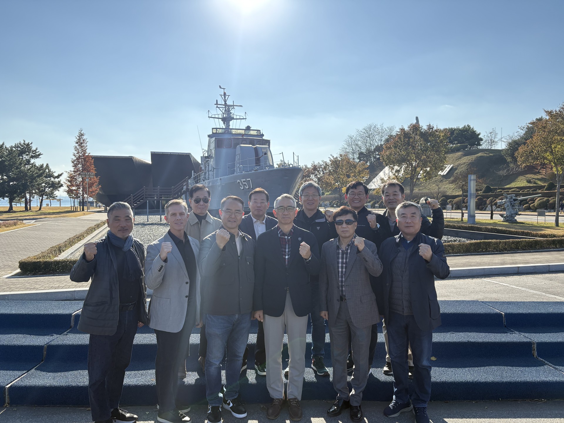 주한미군전우회/카투사연합회 임원진, 서해수호관 방문 (11.14)