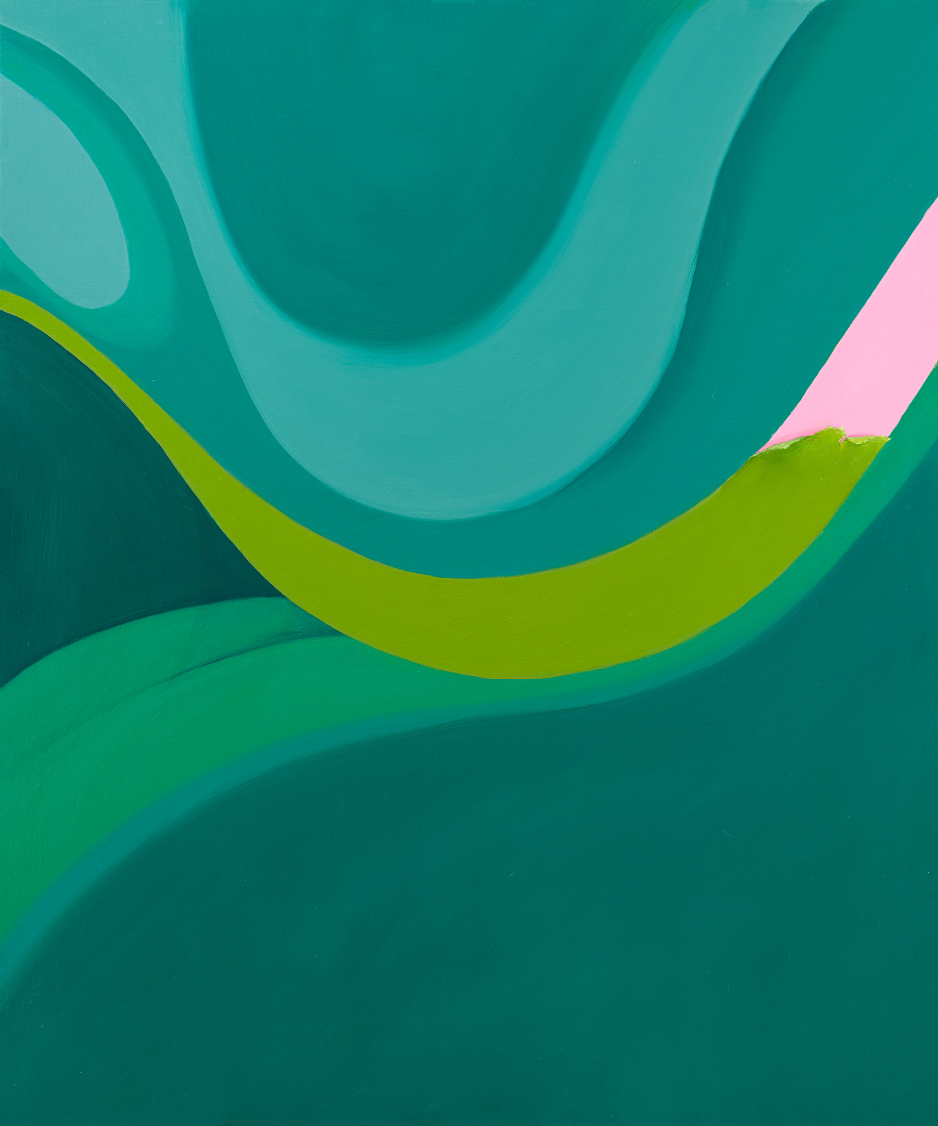 Layered 25-1, 72.7×60.6cm, Oil on canvas, 2025