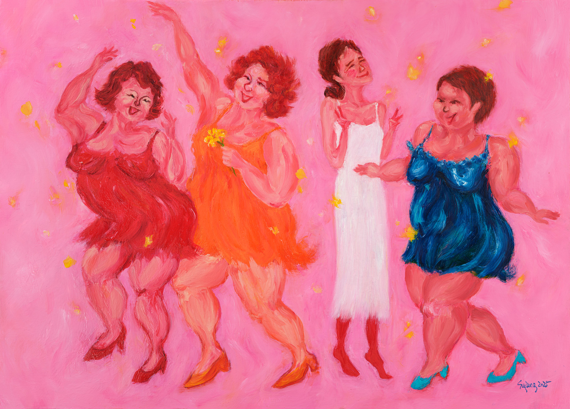 Desire Fantasia I, 72.7×90.9cm, Oil on canvas, 2025