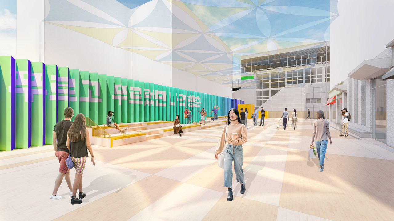 청춘뜨락 야외공연장