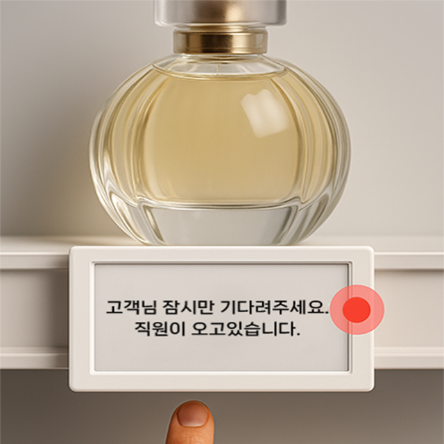 [고객관점]<br /> ESL 버튼을 눌러 직원호출(LED점등)