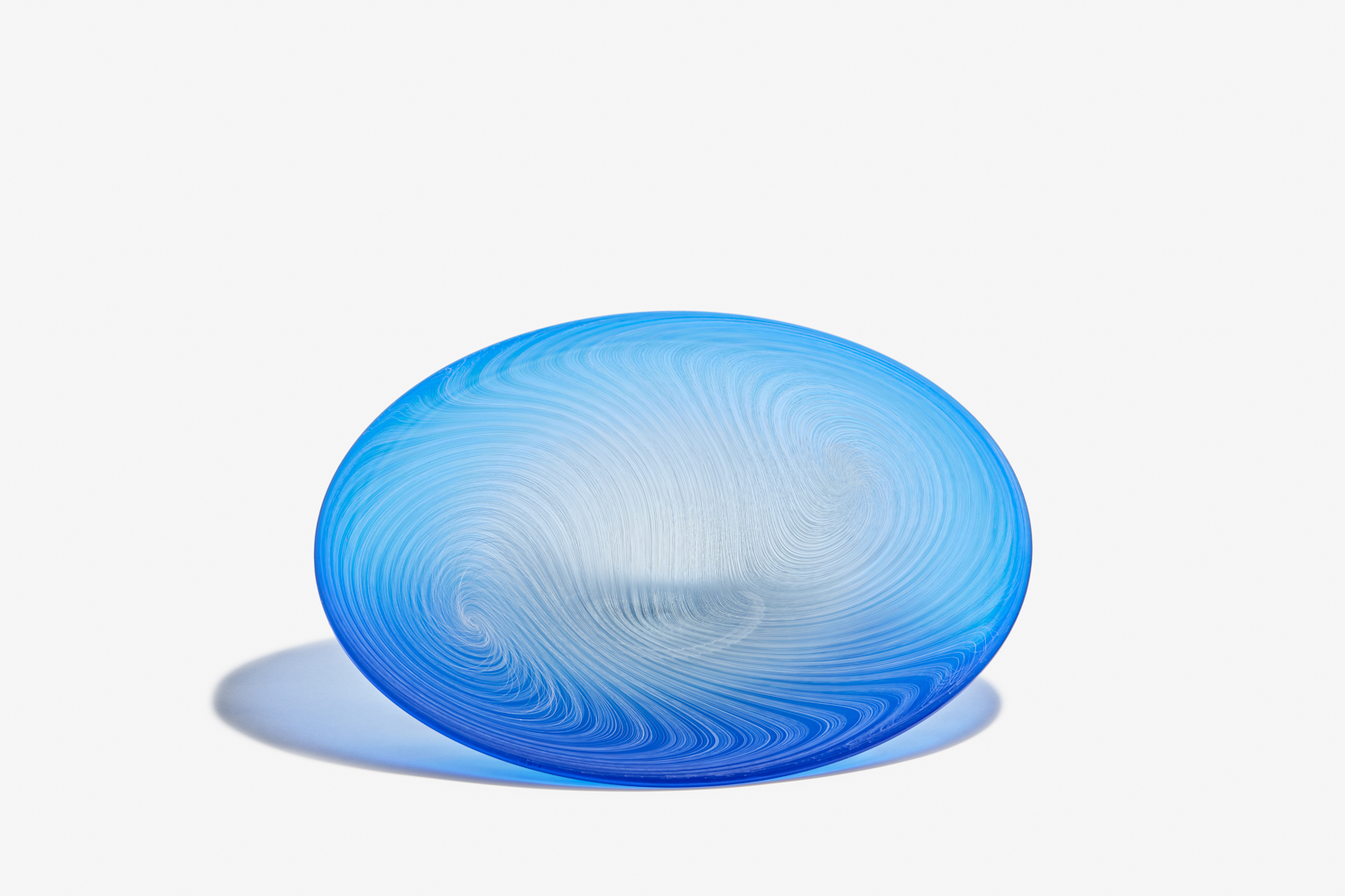 The starry night 별이 빛나는 밤 / 2025 / Blown, sandblasted and acid polished glass / h20 x w48 x d46 cm