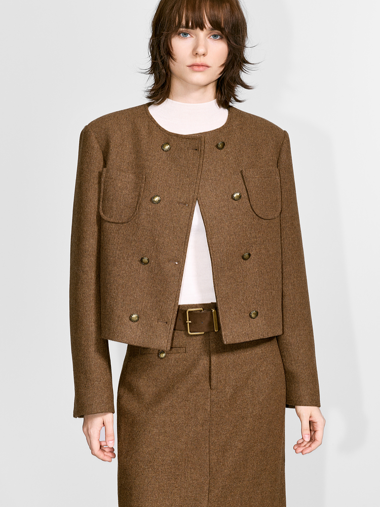 Chene Classique Wool Jacket & Skirt : 엘레니크(Elenique)