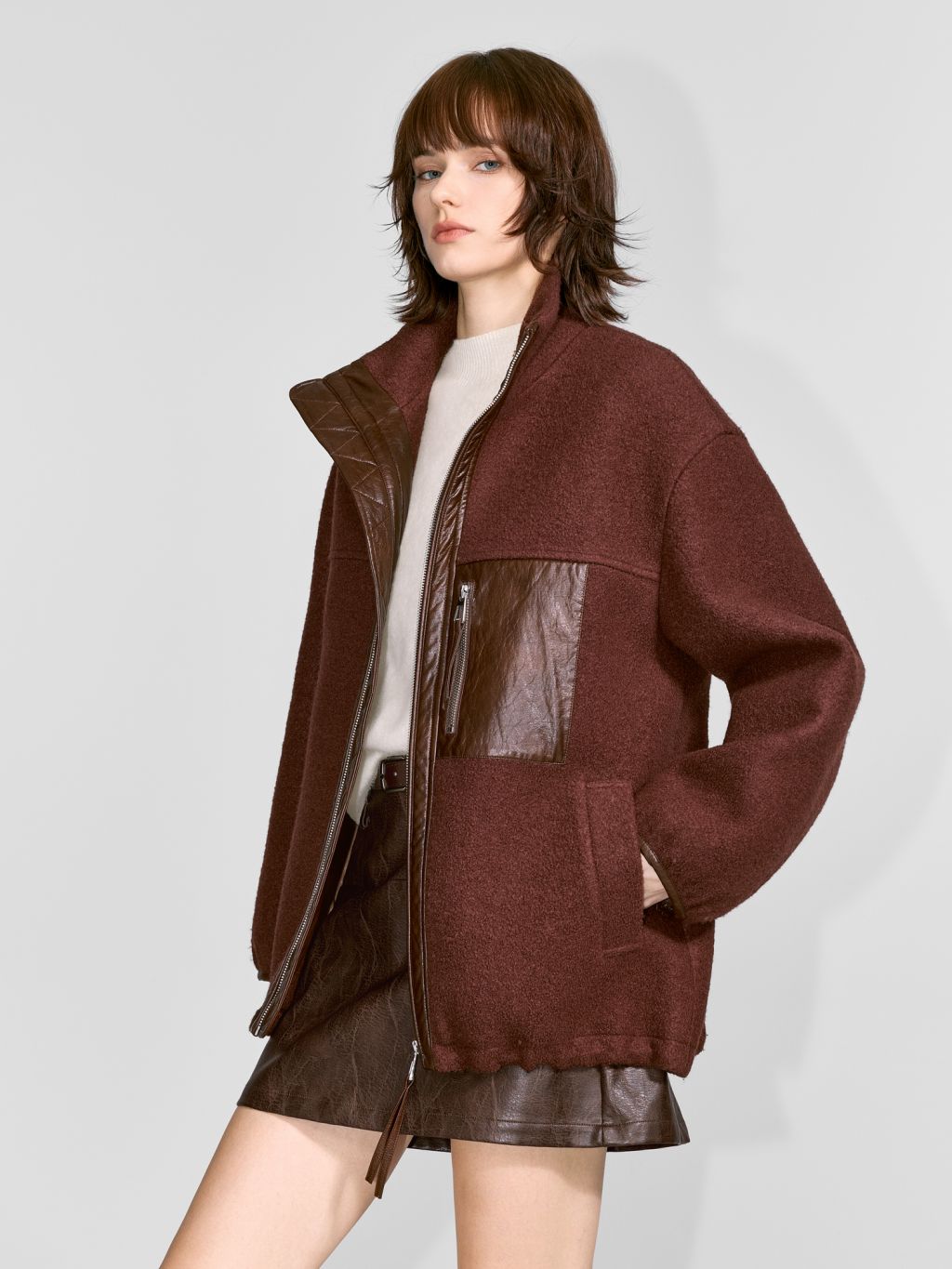 Aero Shearling Utility Jacket : 엘레니크(Elenique)