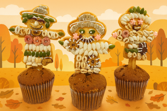 NEW 허수아비 컵케이크 만들기