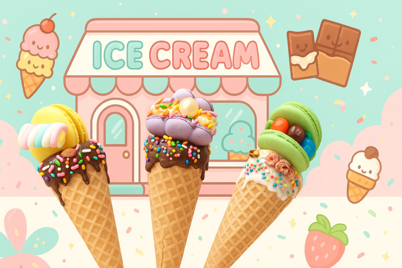 초코콘 마카롱 만들기