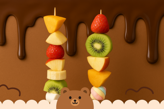 과일 퐁듀 만들기