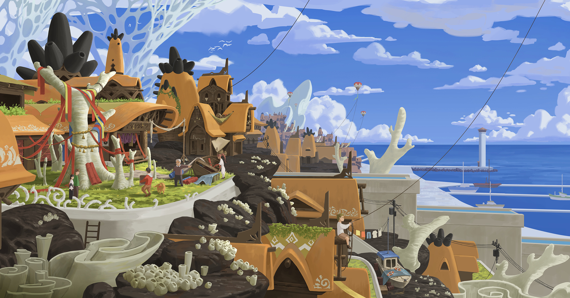 캐주얼 배경원화