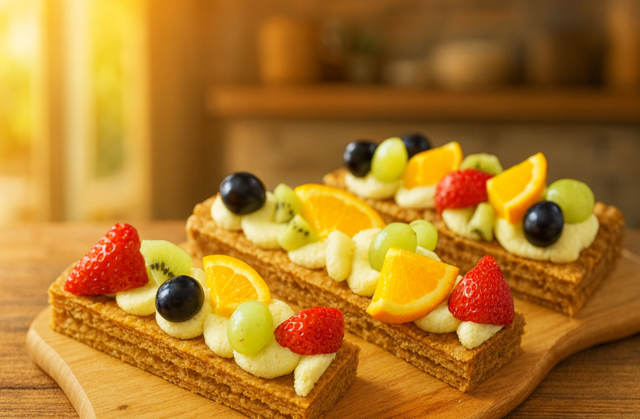 新 과일 밀푀유 만들기