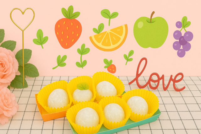 NEW 과일 찹쌀떡  만들기🍡