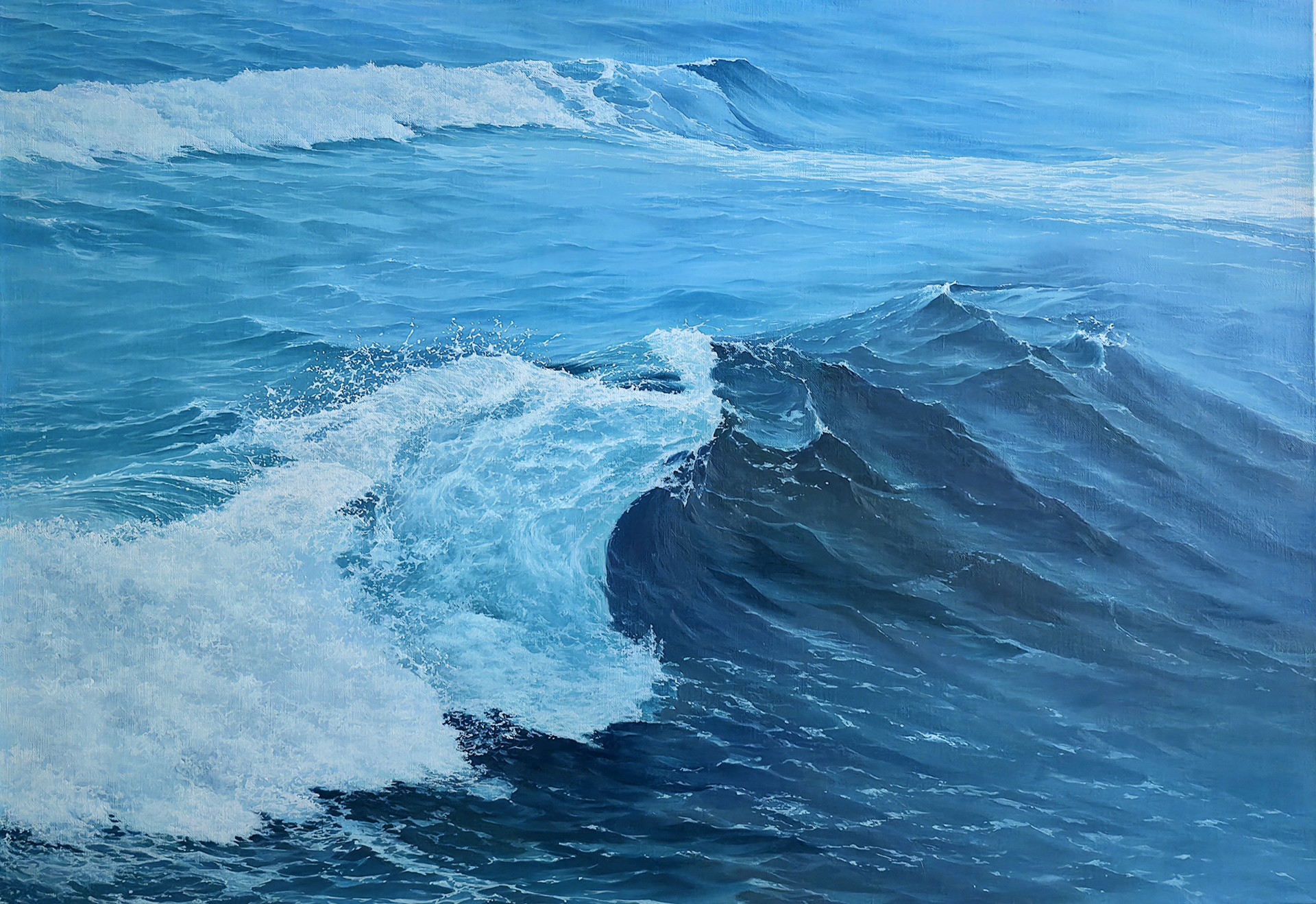 어흥(roar), 53x72cm, Oil on canvas, 2025