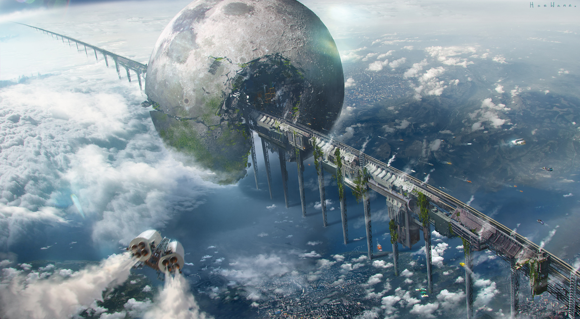 [아카이브 아카데미]게임 드라마 영화컨셉 일러스트