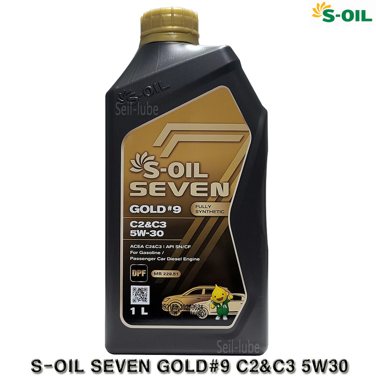 S-OIL 7 GOLD #9 C2&C3 5W-30 (1L*12) : wonil-oil