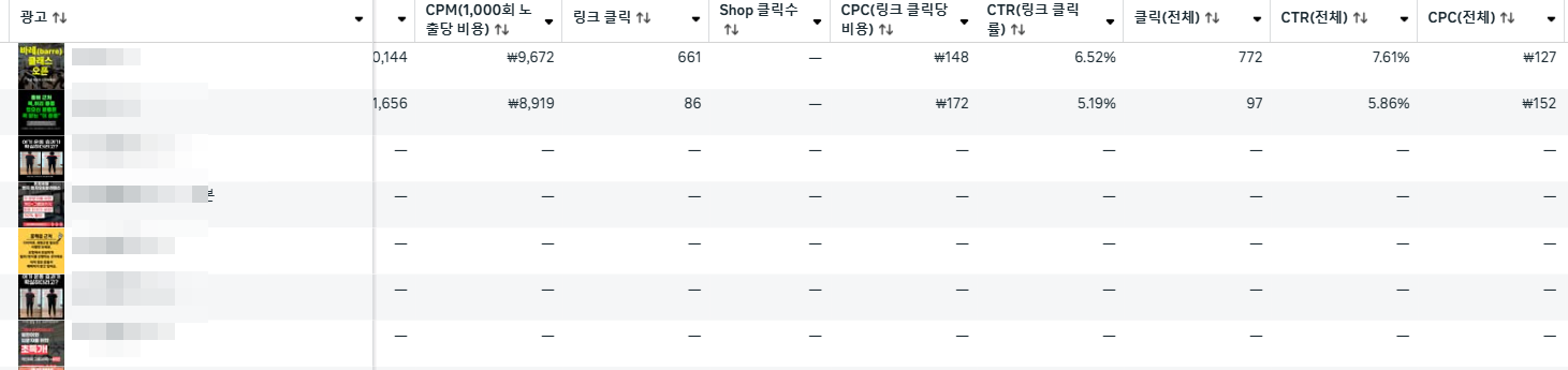 광고 성과 데이터 1