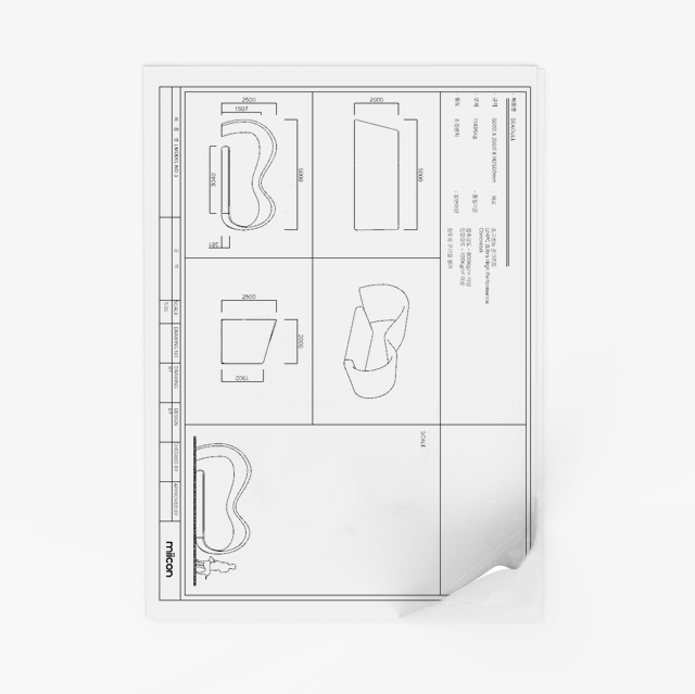 Canopy bench (차양형 벤치) DWG