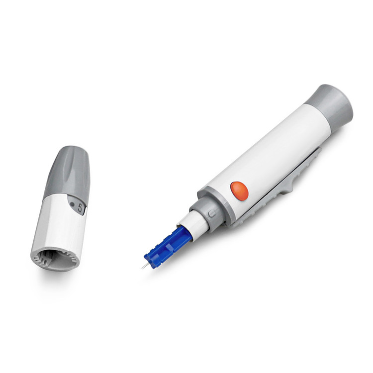 Adjustable lancing device / Blood lancet pen / Blood sampling pen, LDE4 ...