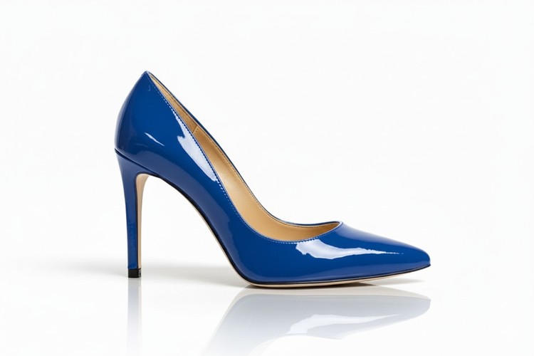 blue enamel : aurive stilettos