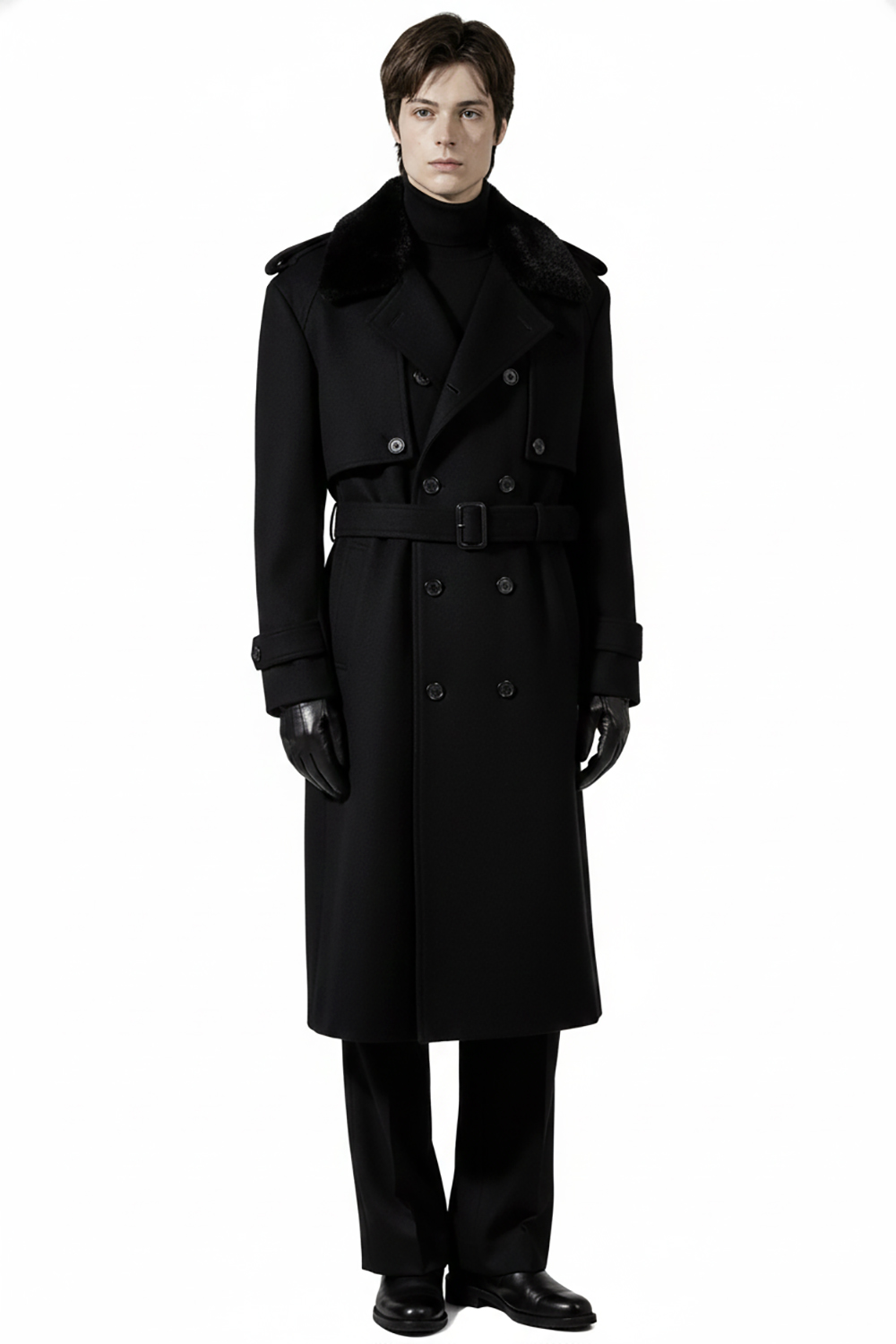 LUXURY CASHMERE TRENCH COAT