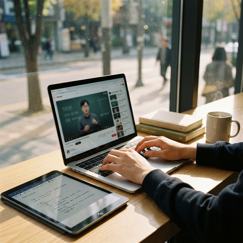 <div style="text-align:center; padding-top:14px;"> <div style="font-weight:800; font-size:26px; color:#ffffff; letter-spacing:-0.4px;"> 공부할 때 듣기 좋은 음악 📝 </div> <div style="margin-top:6px; font-size:15px; color:#cfcfcf;"> 1 Hours Playlist </div> </div>