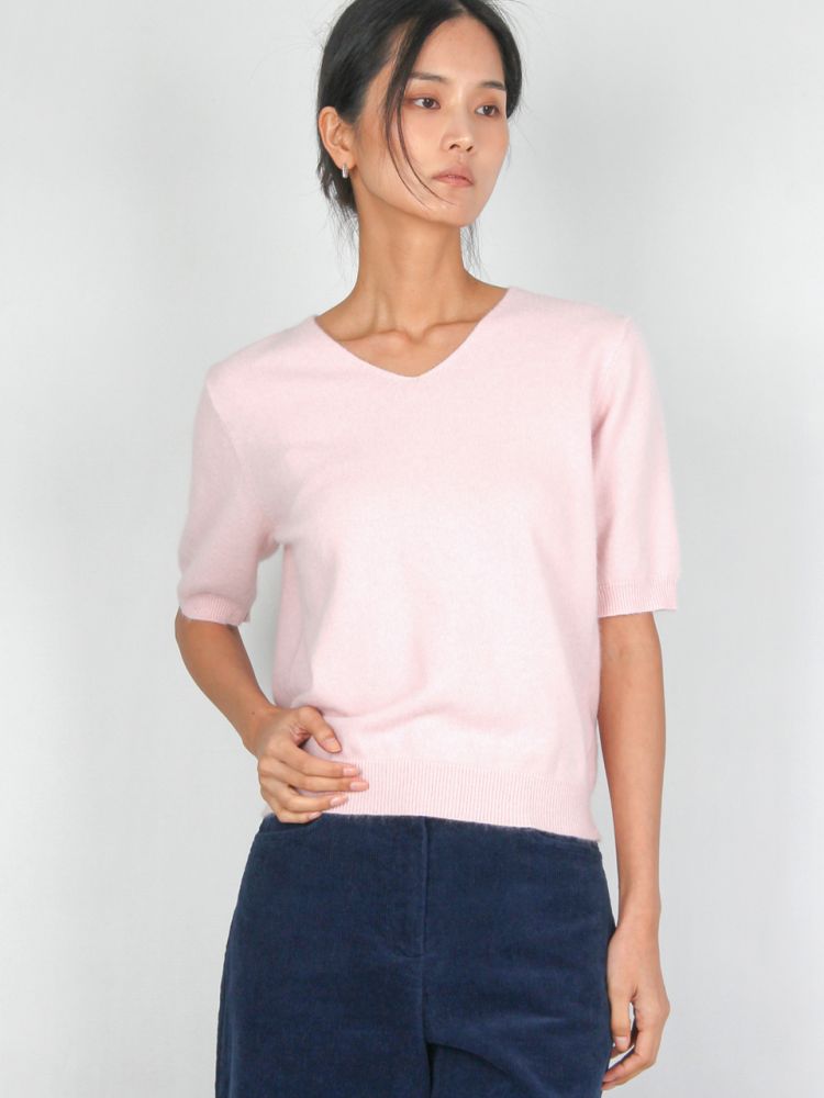 Angora V Knit Top [PBPT0NI03] : 파슨스 Parsons