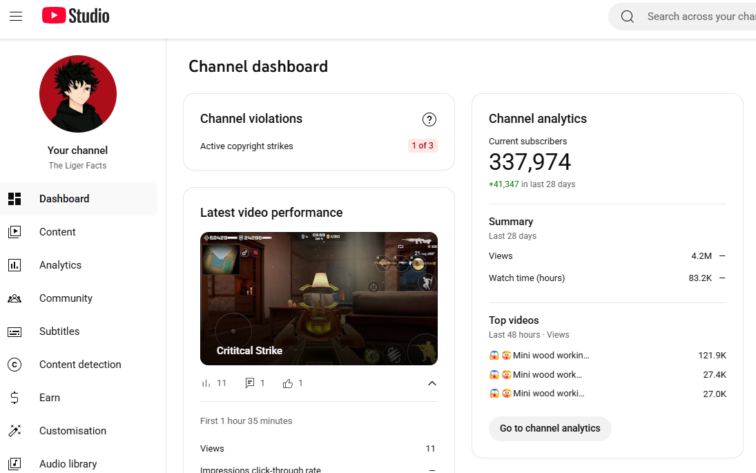30만 구독자 게임카툰 유튜브 채널