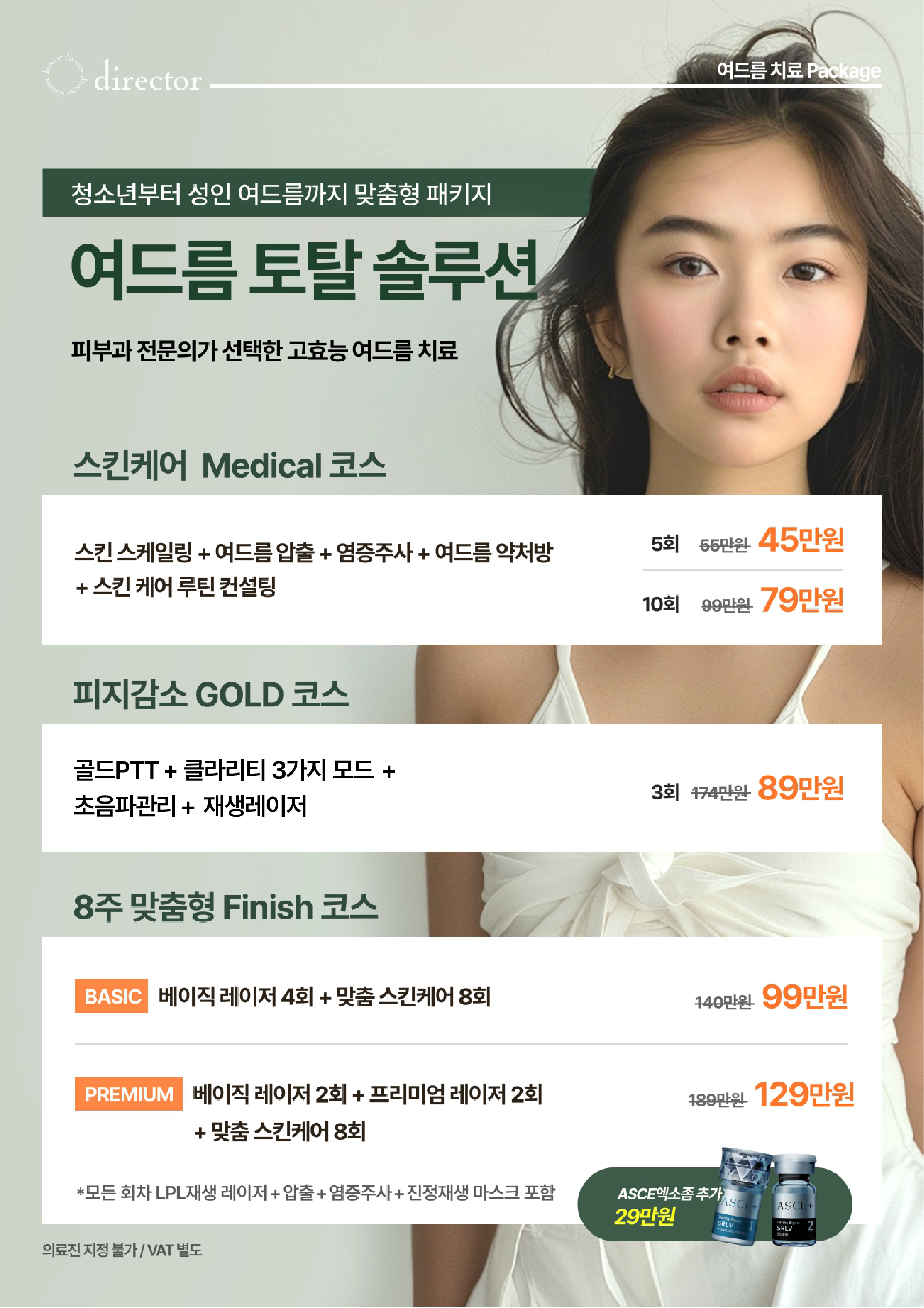 청소년과 성인 여드름을 위한 압출·염증주사·레이저·약처방까지 맞춤형 치료