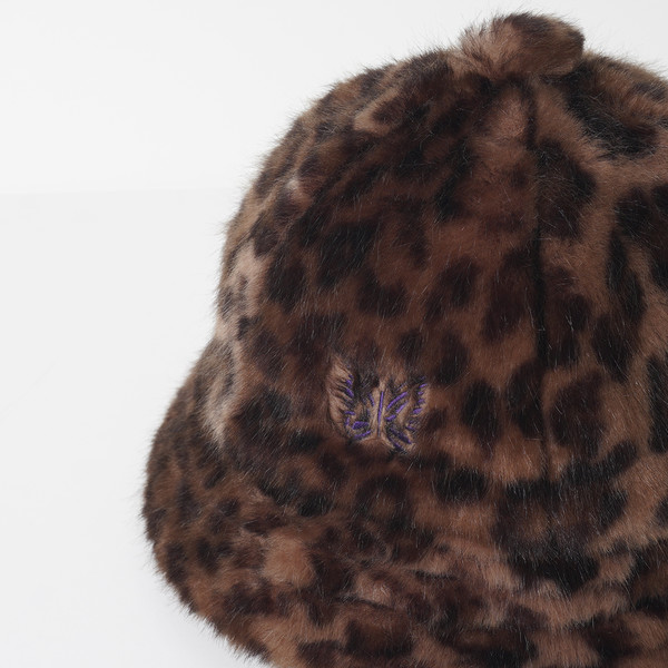 Needles (Faux Fur Leopard Bermuda Hat, Japan Made, 새제품) : 파브