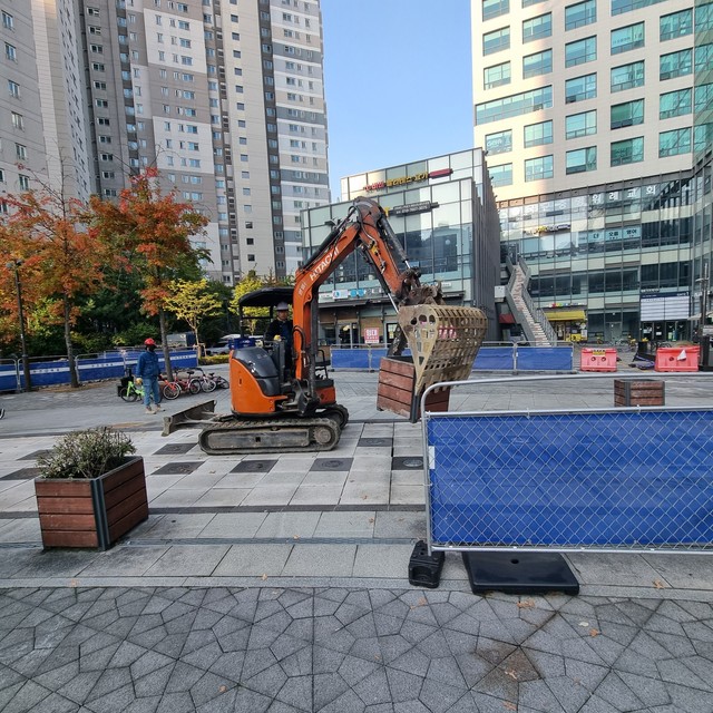 위례신도시 조경철거공사