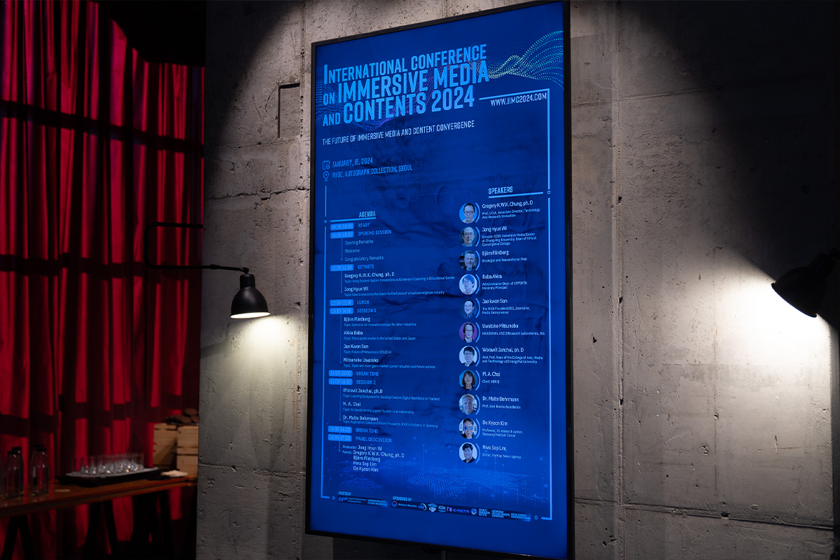 INTERNATIONAL CONFERENCE  on Immersive Media  and Content 2024