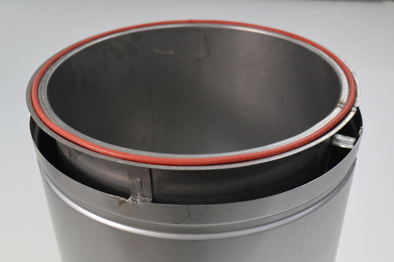 내열 실리콘 패킹이 설치된, LPF 연도