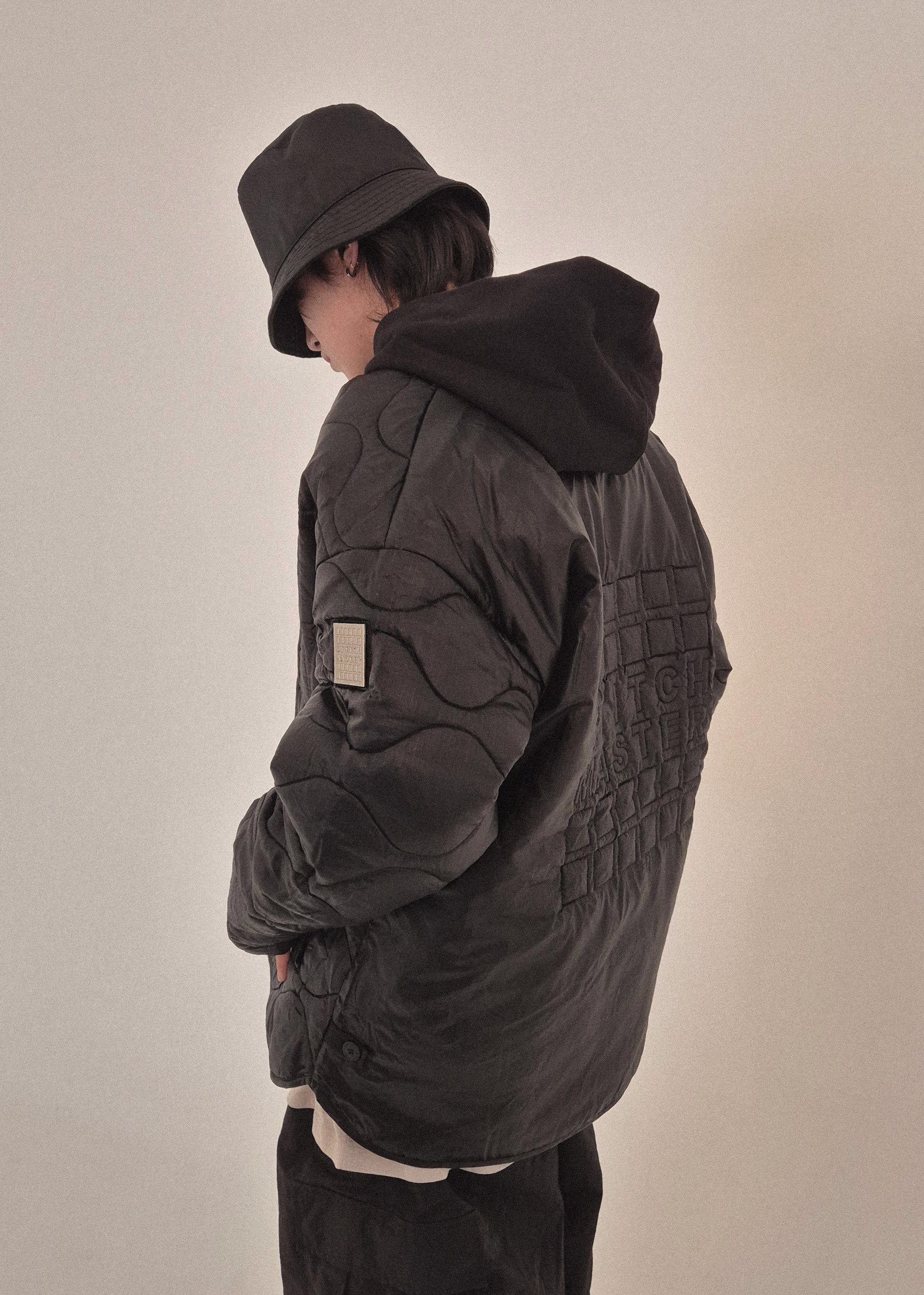 SM logo wave quilting jumper "SMLDW-011"