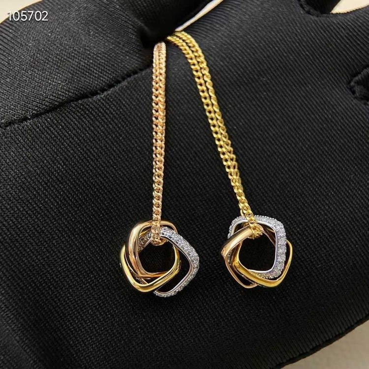 까*** 트리니티 큐빅 펜던트 (2컬러)