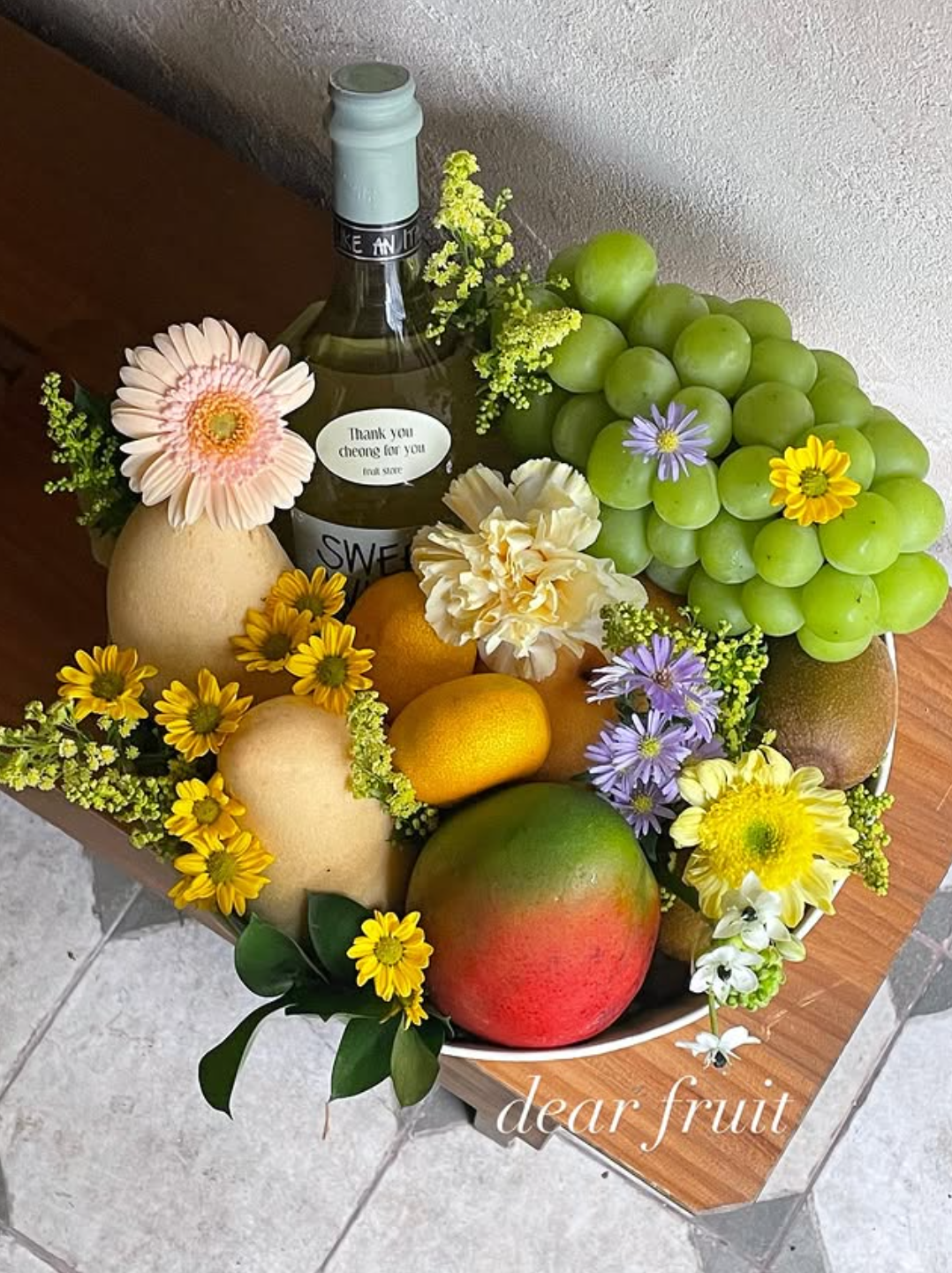 디어그라운드_과일꽃바구니