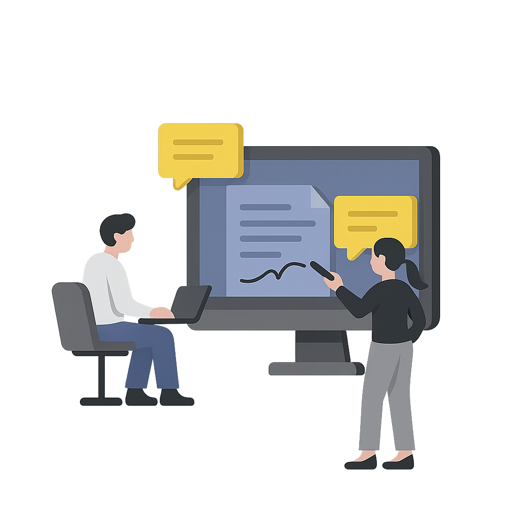 공동 작업 일러스트