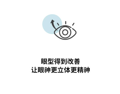 眼型得到改善让眼神更立体更精神