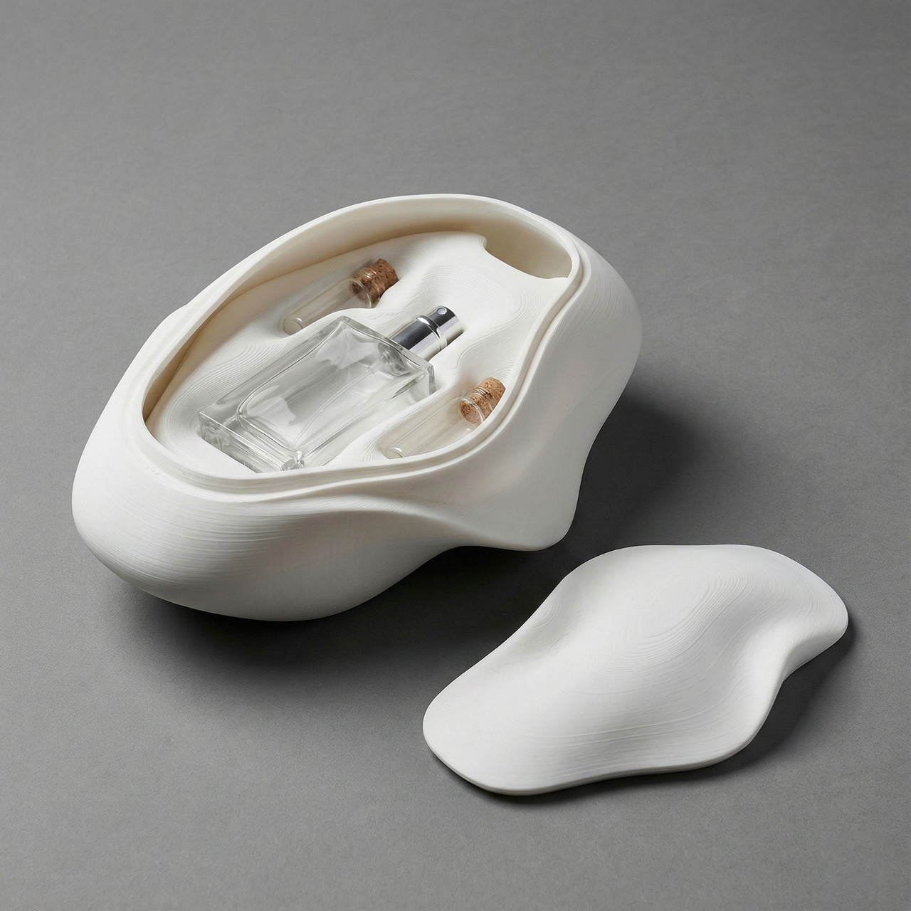 내부에 제품이 고정되는 정교한 인서트 구조