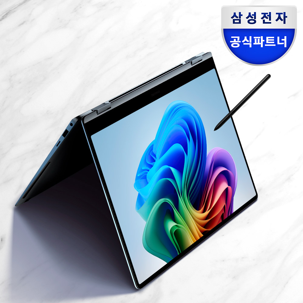 갤럭시북5 프로360 <br />NT960QHA-K51A<br /><span style="font-size:small; color:#0034dc; font-weight: 600;">#인텔 울트라5 226V #태블릿PC #S펜 #AI노트북<br /> #16인치 #512GB #16GB #터치스크린</span><br /> <span style="font-size:small; color:#737373;">#동영상편집  #업무용노트북 #대학생노트북<br /> #인강용노트북 # 업무용노트북 # 2in1