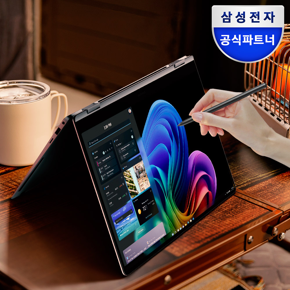 갤럭시북4 360 <br>NT750QGK-K72A<br><span style="font-size:small; color:#0034dc; font-weight: 600;">#윈도우11 #인텔® 코어™7 #태블릿PC<br> #2in1 #S펜 #15.6인치 #터치스크린</span><br> <span style="font-size:small; color:#737373;">#사무용노트북 #업무용노트북 #대학생노트북<br />#인강용노트북 #360도회전 #가벼운노트북