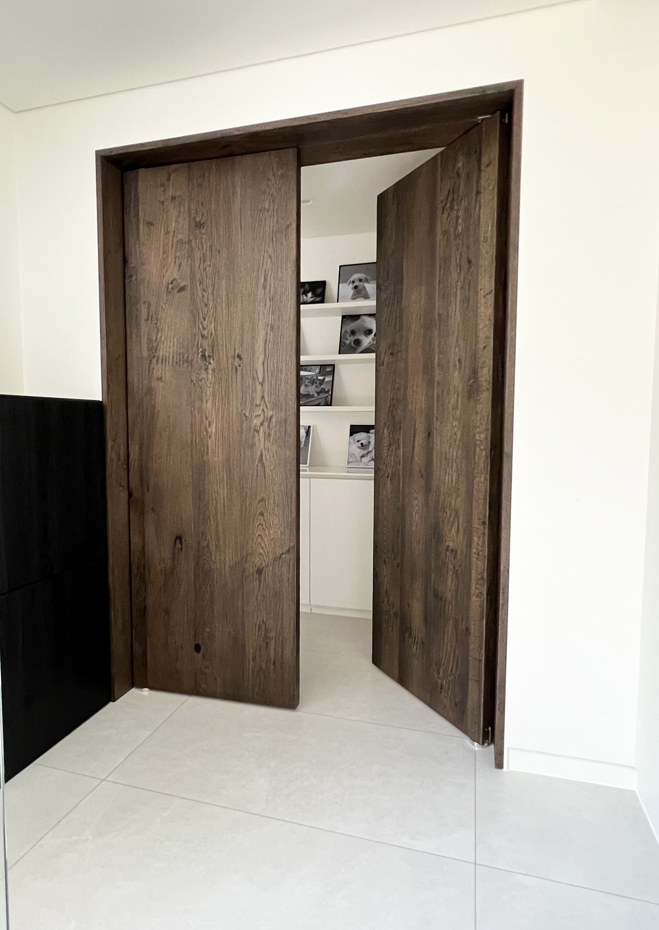 원목 도어 여닫이 스윙도어 타입