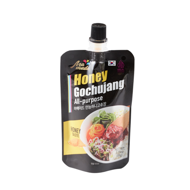 <p id="pr1">ALL-PURPOSE<br>Gochujang[Honey ]<br><span class="small-textup">NET WT. 120g</span></p>