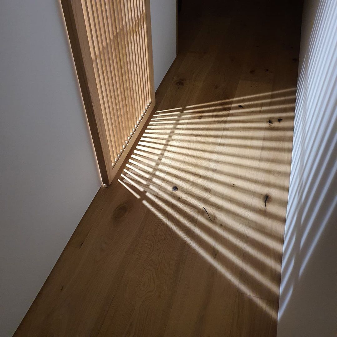 원목 간살도어의 장점