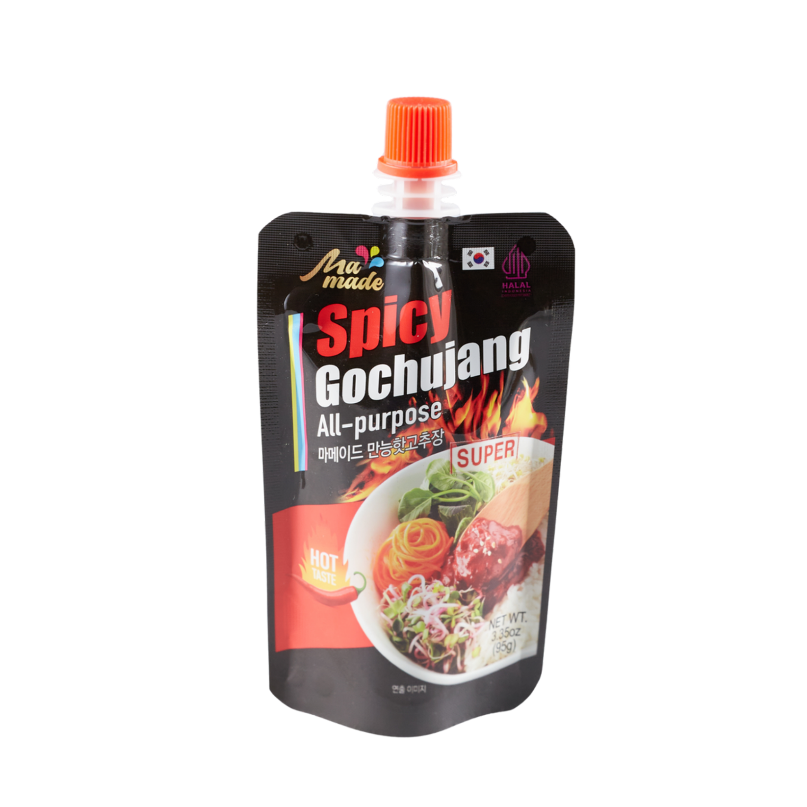 <p id="prm1">All-Purpose<br>Gochujang [SUPER]<br><span class="small-textup">NET WT. 120g</span></p>